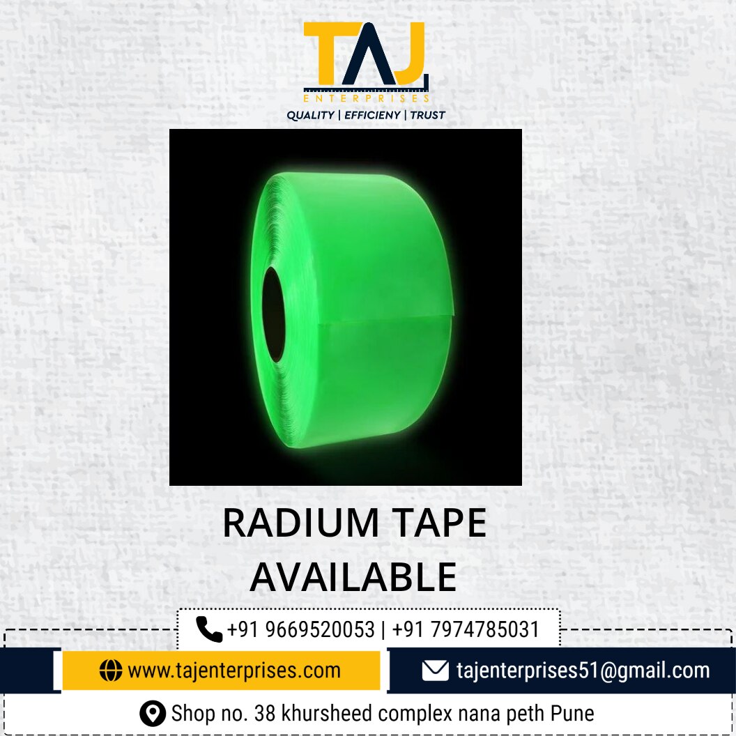 moiztajpur's tweet image. #tajenterprises
#radiumtape #safetytape #cautiontape #india #supplie ..For more info visit...tajenterprisespune.com/latest-update/…