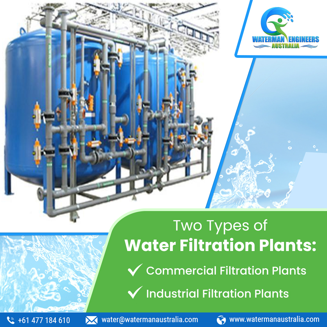 There are two types of #waterfiltrationplants: commercial (for human consumption in buildings) and industrial (for large-scale operations). #WatermanAustralia offers #filtrationsystems for both to ensure clean and safe water.
For more details, visit - watermanaustralia.com/water-filtrati…