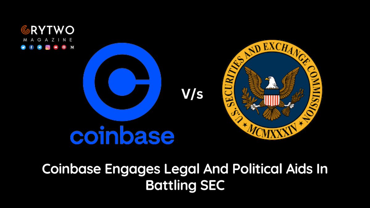 crytwo_m's tweet photo. Largest #crypto exchange in the #USA, #Coinbase, has made a notable move regarding the allegation from the US Securities and Exchange Commission on securities law violation.

#Polygon #APEX #FTX #LINK #LUNC #Ukraine️ #Russia #IMX #LUNA #NFTs #NFT #Kucoin #investors #California https://t.co/6WY8B8D6ni