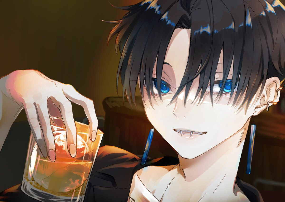 「「もう酔った?」」|秋森　楓のイラスト
