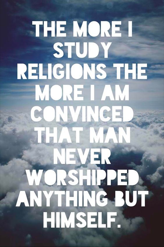 pinkheretic's tweet image. The more I study religions the more I am convinced that man never worshipped anything but himself. #atheist