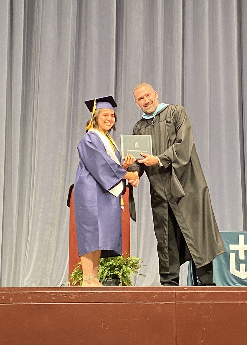 Congratulations to our 3 seniors today on their graduation!! Good luck and God bless!