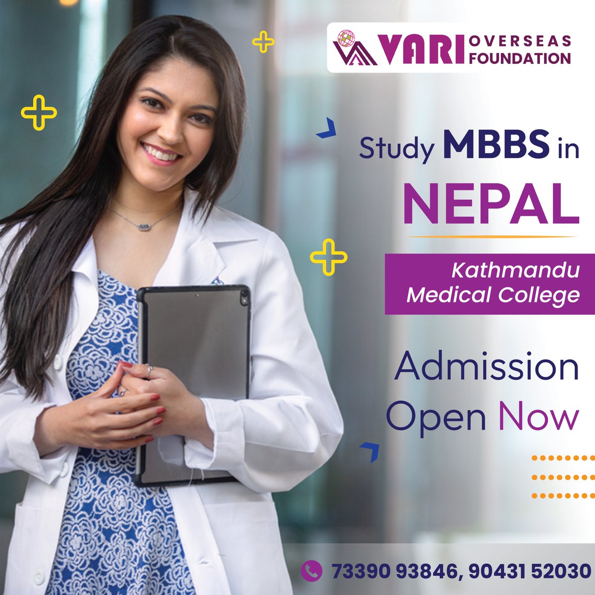 Attention aspiring doctors!🩺

Admissions for MBBS at Kathmandu Medical College in Nepal are now open! 

Contact: 7339093846, 9043152030
Website: variacademy.in

#MBBS #KathmanduMedicalCollege #StudyInNepal #Nepal #student #careers #students #education #mbbsinnepal