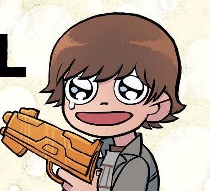 Justin Bieber if he was in scott pilgrim vs the world: