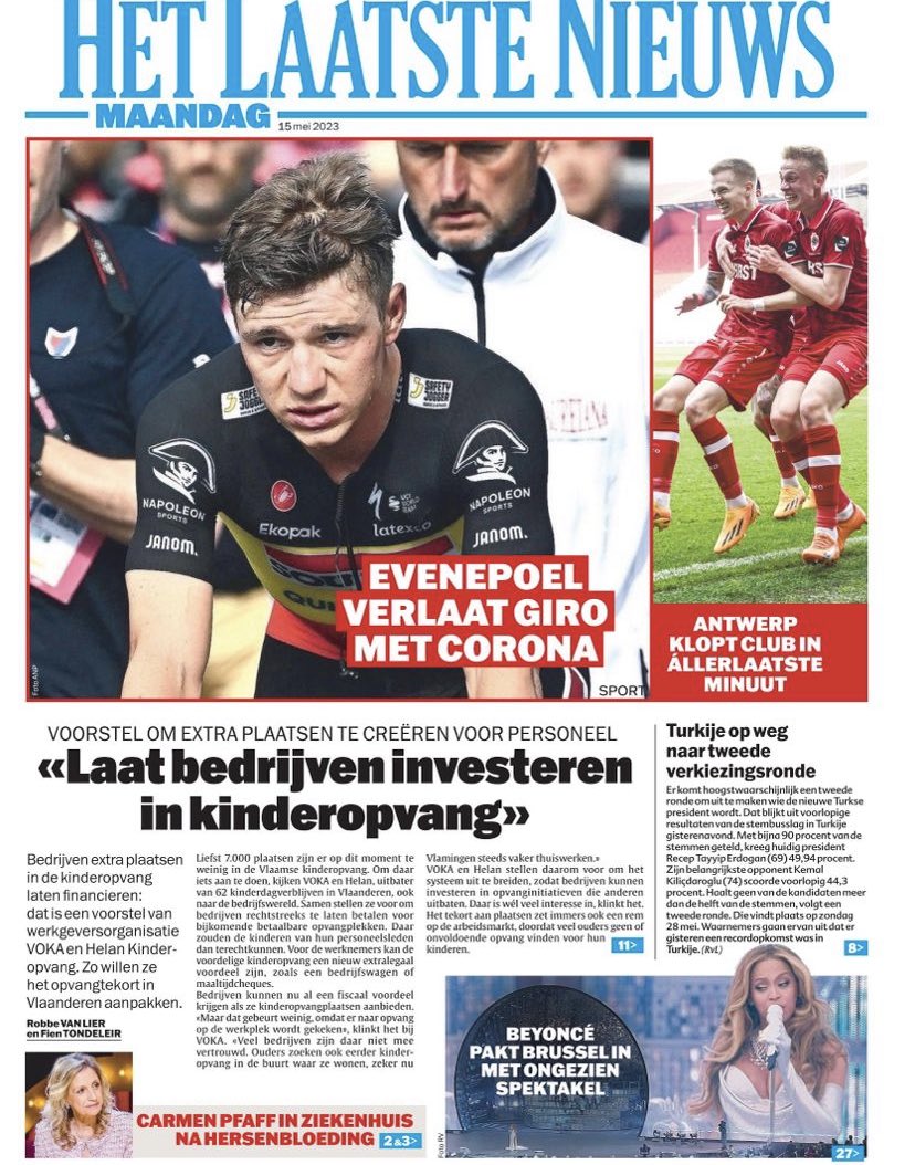 Laat bedrijven investeren in kinderopvang. Zorgt voor bijkomende plaatsen en het zal meer mensen naar een job leiden. 

⁦<a href="/vokavzw/">Voka - Vlaams netwerk van ondernemingen</a>⁩ voorstel in ⁦<a href="/HLN_BE/">HLN.BE</a>⁩ 👇