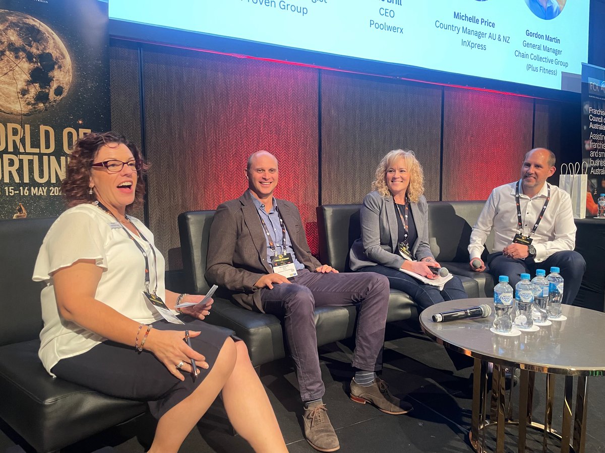 How to retain high quality franchisees, and how to develop a high performance culture. Panel discussion under way at #NFC23 with Nic Brill, Michelle Price, Belinda Fyffe and Gordon Martin
#franchise #Training #strategy #culture