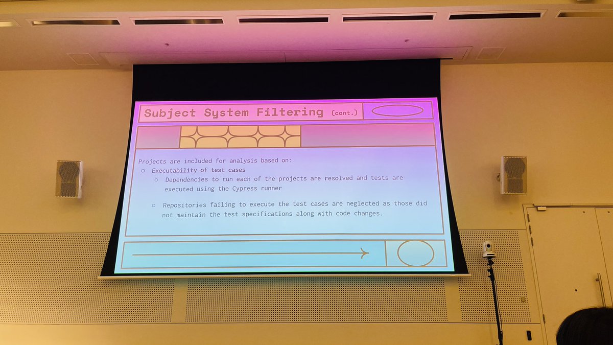 icpcconf's tweet photo. π Fuad Mridha presents the short paper 'WebEV: A Dataset on the Behavior of Testers for Web Application End to End Testing'! ποΈ WebEV can be used to mine how automated approaches differ from real-life E2E test scenarios!ππ¬ #icpc2023 #ShortPaper #SoftwareTesting #WebEV https://t.co/A5izk4sPxu