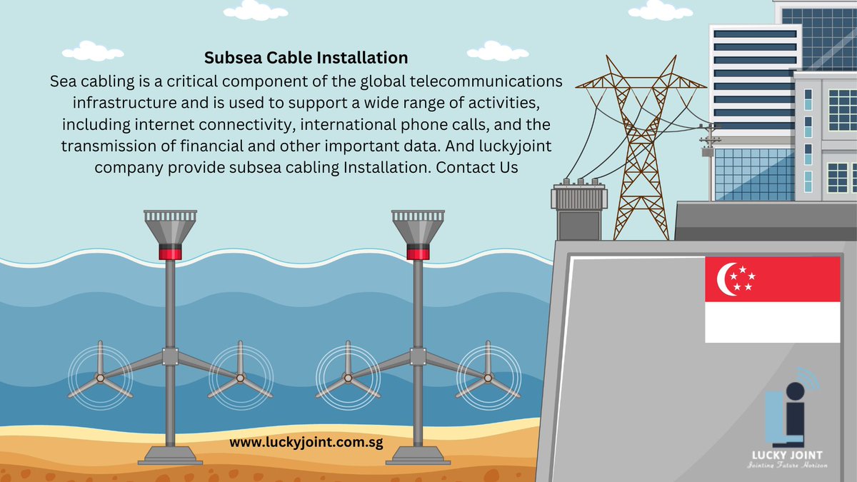 Subsea Cable Installation
luckyjoint.com.sg/subsea
#cableinstallation #Singapore