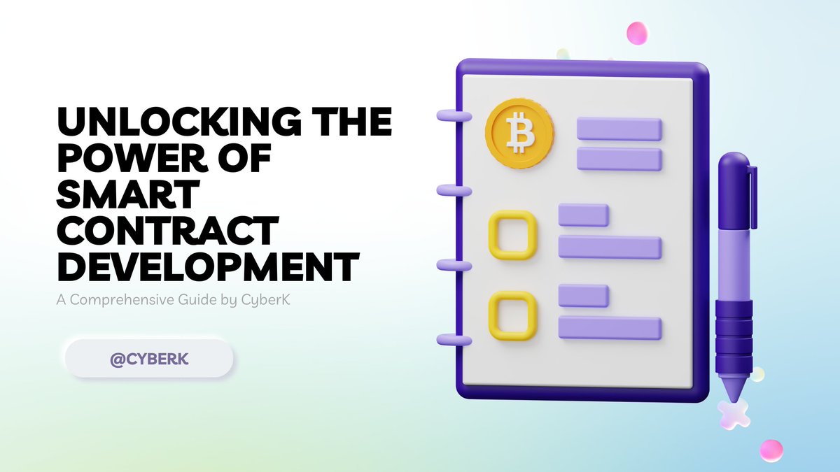 CyberKDev's tweet image. Smart contracts are the core of any blockchain application.

In our latest article, we will dive into the ins and outs of smart contract development, how it can help with your business needs, and the need for an experienced developer.

Read here: linkedin.com/feed/update/ur…
