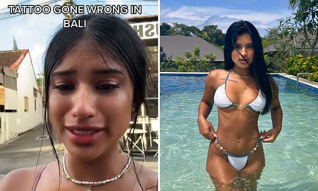 Daily Mail US on Twitter: "OnlyFans' Tia Kabir cries over tattoo design