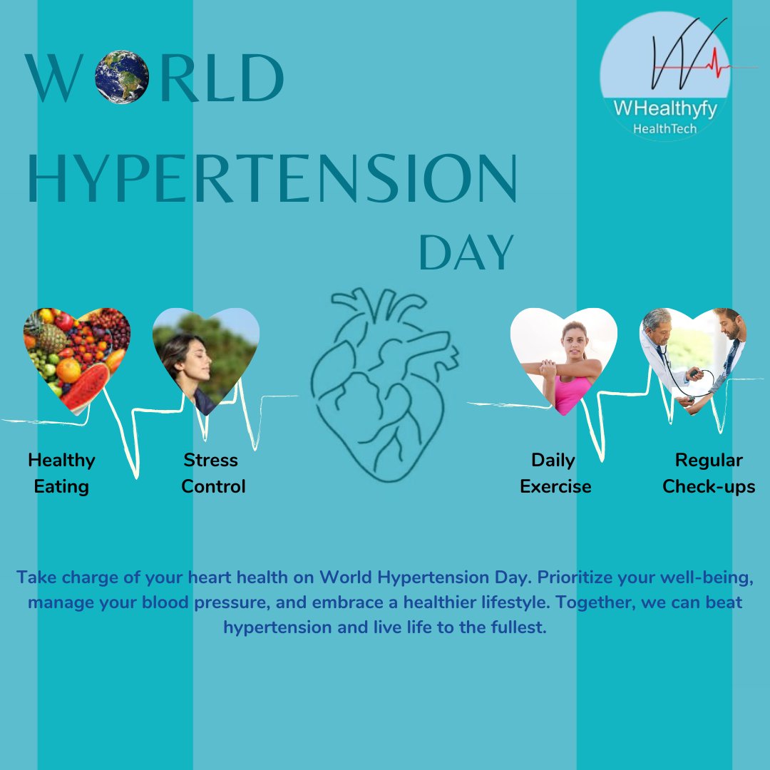 From Awareness to Action: Making Every Heart Count on World Hypertension Day!

#Whealthyfy #Bhealthy #HypertensionAwareness #HealthyHeart #WorldHypertensionDay #BeatThePressure #KnowYourNumbers #HeartHealthMatters #PreventHypertension #ControlBloodPressure #HypertensionPrevention