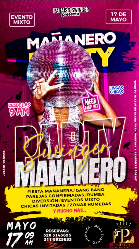 SwingerParaiso's tweet photo. 🌟MIÉRCOLES 17 DE MAYO🌟 Ven y disfruta del mejor ambiente SW en el paraíso🔥😈 hermosas invitadas💃🏻y varías parejas confirmadas👩🏻��️👨🏻. Excelentes zonas húmedas 📲3118925653✅Reserva AHORA #HMH #SWINGER #SW #SEX #MHM #PARAISO #añonuevo #party #rumbasw https://t.co/z2n0vSTt6Q