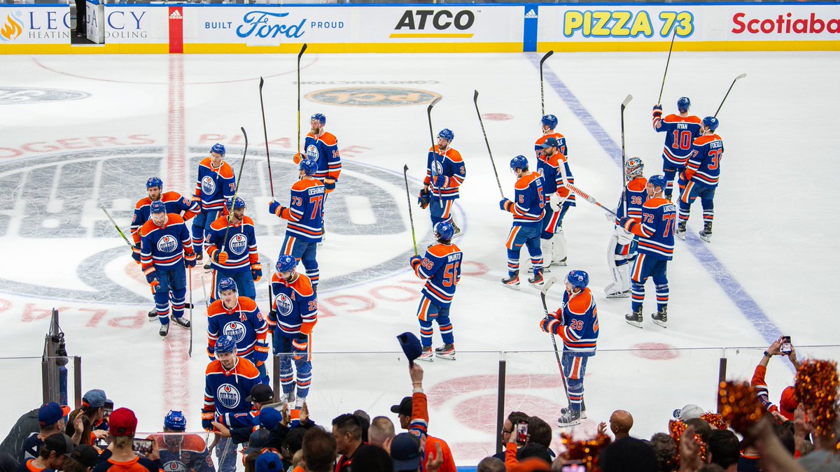 EdmontonOilers's tweet image. Thank you, Oil Country 💙🧡