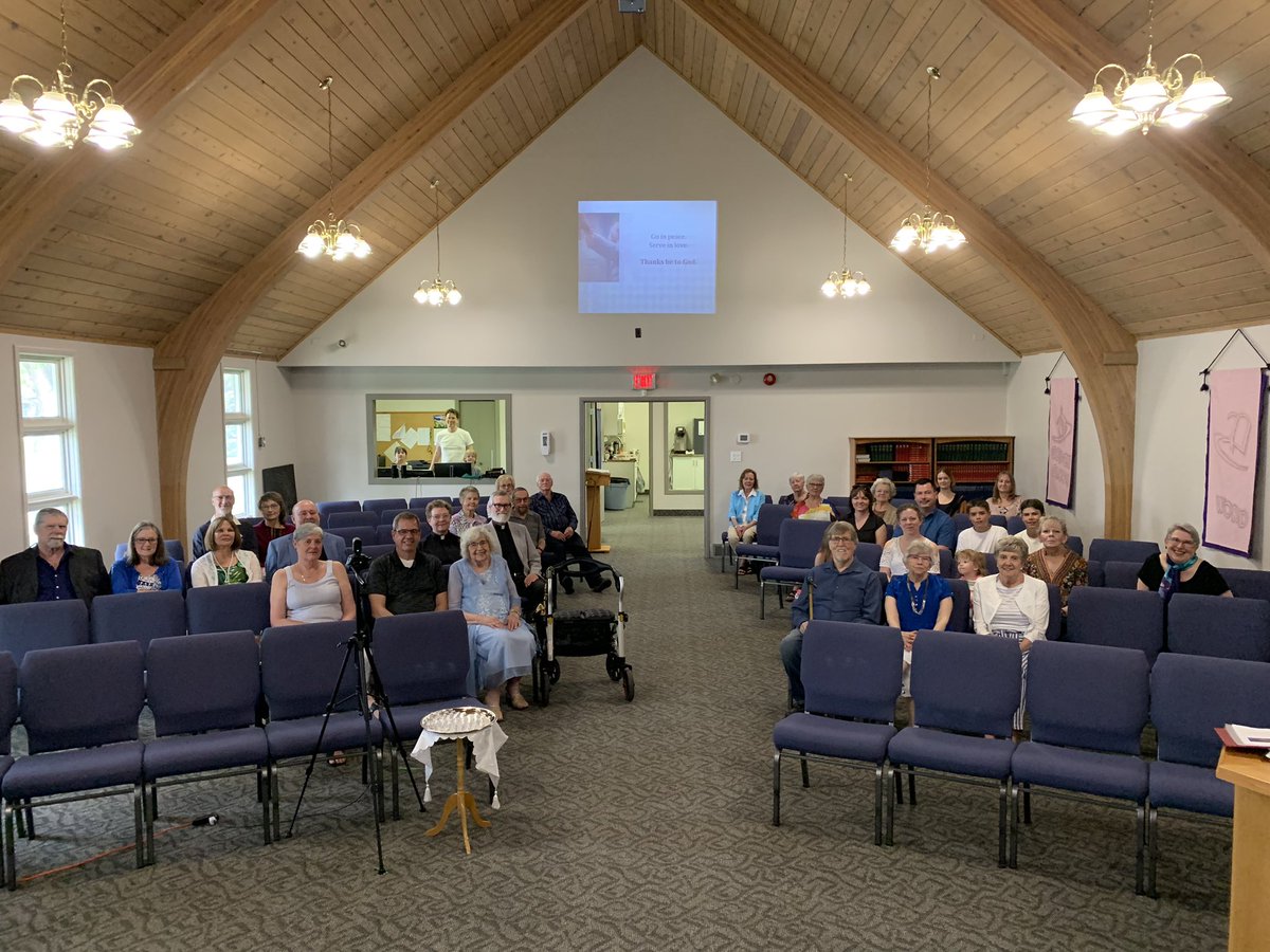 abtbishoplarry's tweet photo. A difficult, emotion-laden afternoon as we gathered for the final worship service and closing of Unity Lutheran, Medicine Hat. Thank you for your continued prayers. #abtsynod #myelcic https://t.co/eaf9FibOAX
