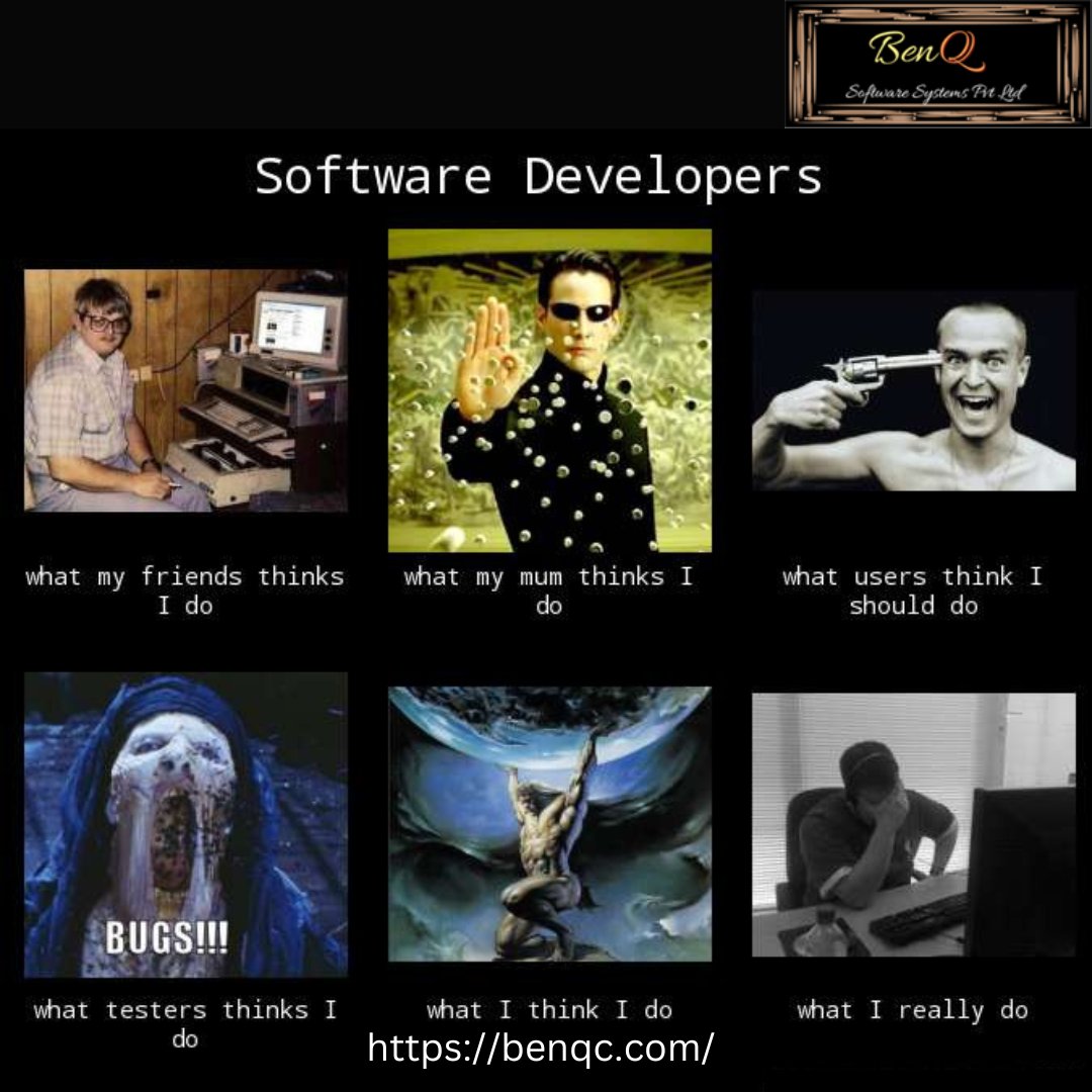 Tag your software developer friend🤣🤣

#softwarecompany #softwaredeveloper #benqcsoftwaresystems #memepage #Memes