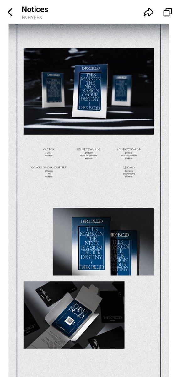 Enhysel's tweet photo. 양도 앨범 미개봉 enhypen dark blood 판매 sell unopened album 하이픈 검은 피
위버스 ver 

Weverse ver 0.65/ea
Bulk 0.6/ea

❌️no pob

Dm or kkt pls https://t.co/RlD9xOCYwx
