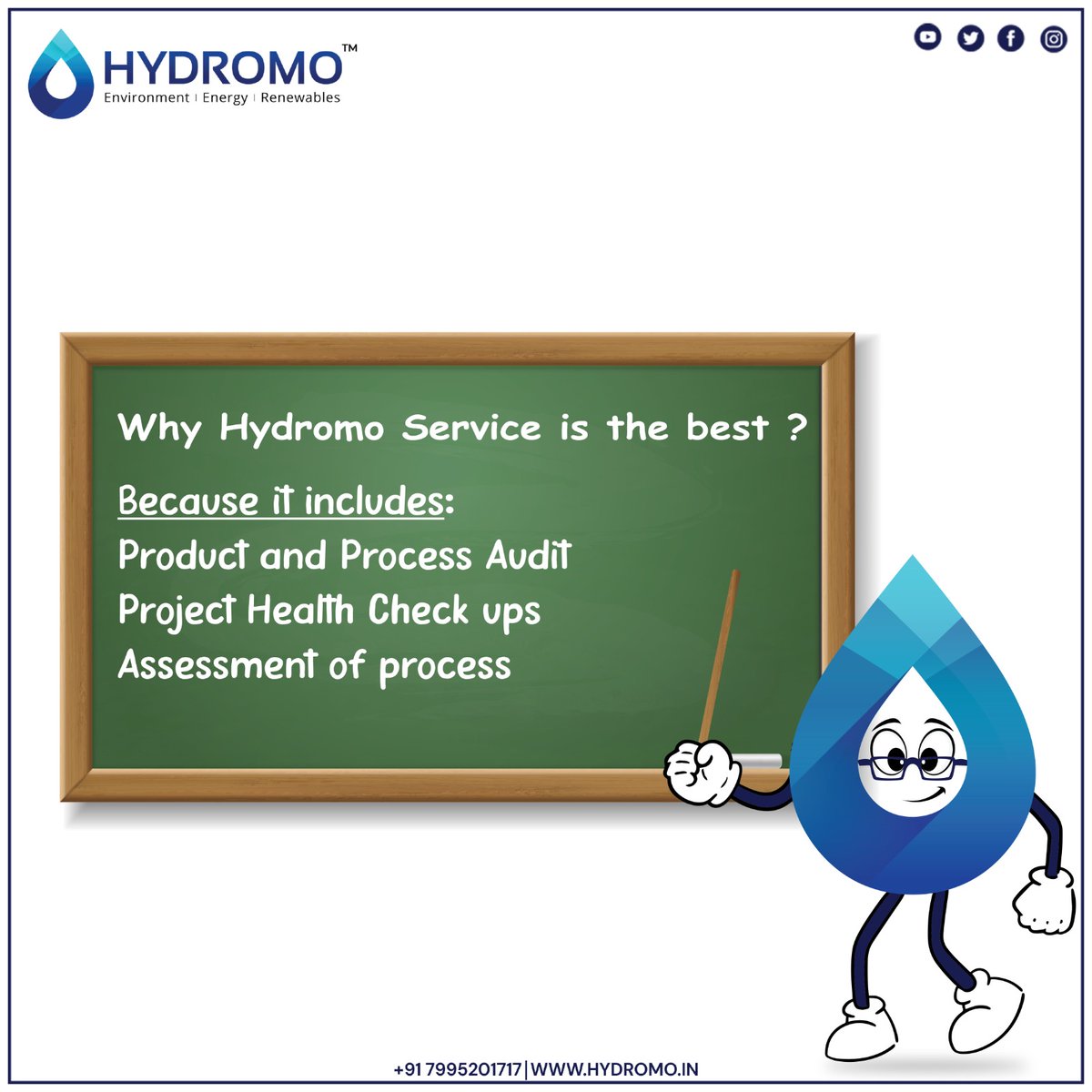 Choose Hydromo for an experience that exceeds expectations. Our product maintenance service is unmatched & our service team is readily available round the clock so you experience zero downtime. #watertreatment #wastewatermanagement #solarpower #zeroliquiddischarge #reverseosmosis
