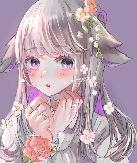 けもみみ ご依頼ありがとうございました #イラスト #有償依頼