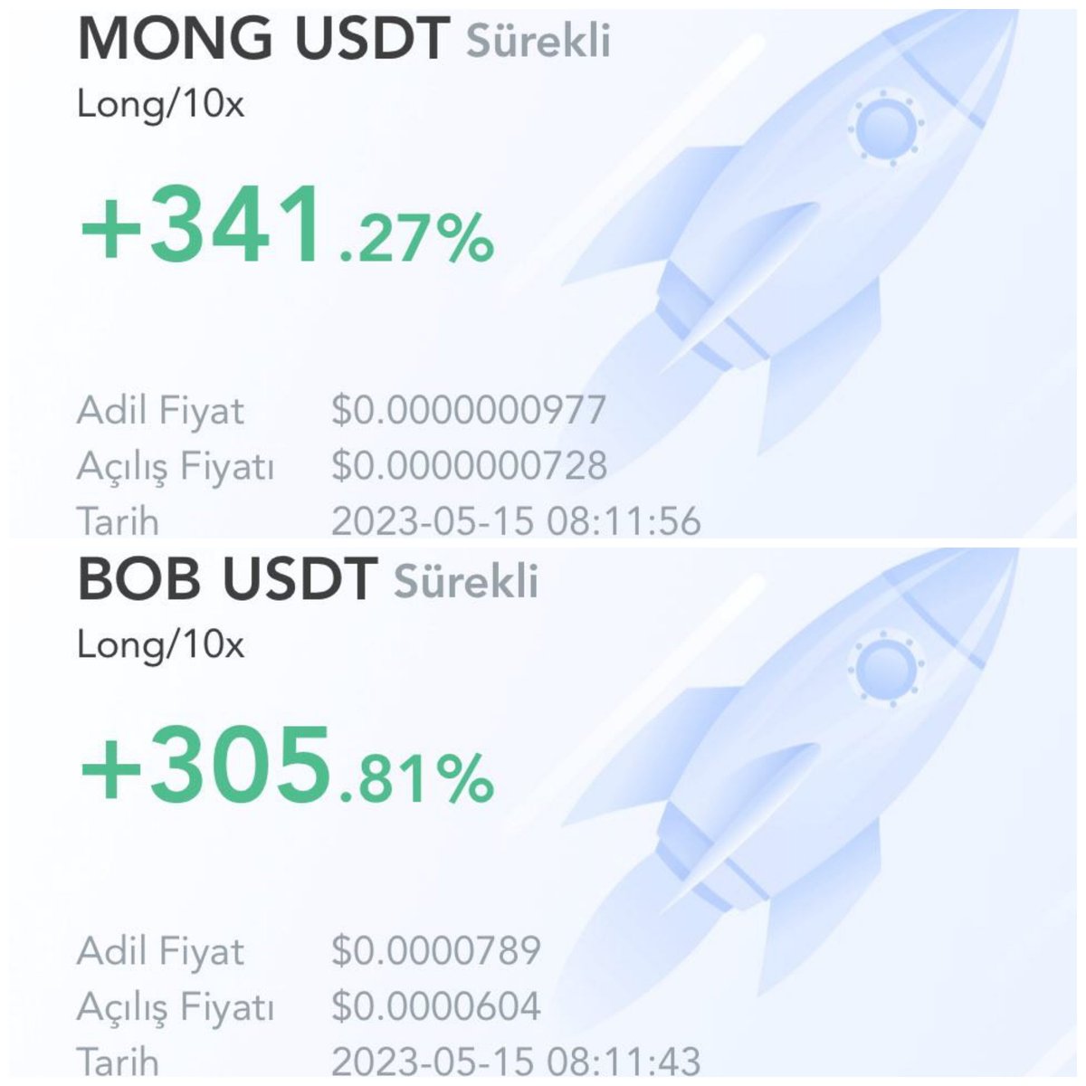 Sabahtan bereket yağmuru başladı sanki 🐬
#Futures işlemler #telegram kanalımızda ☘️
#MongCoin #BOB