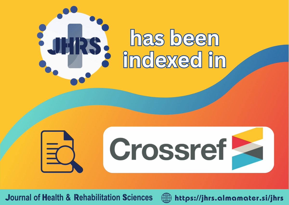 journaljhrs's tweet image. #JHRS #Crossref #openaccess #journal