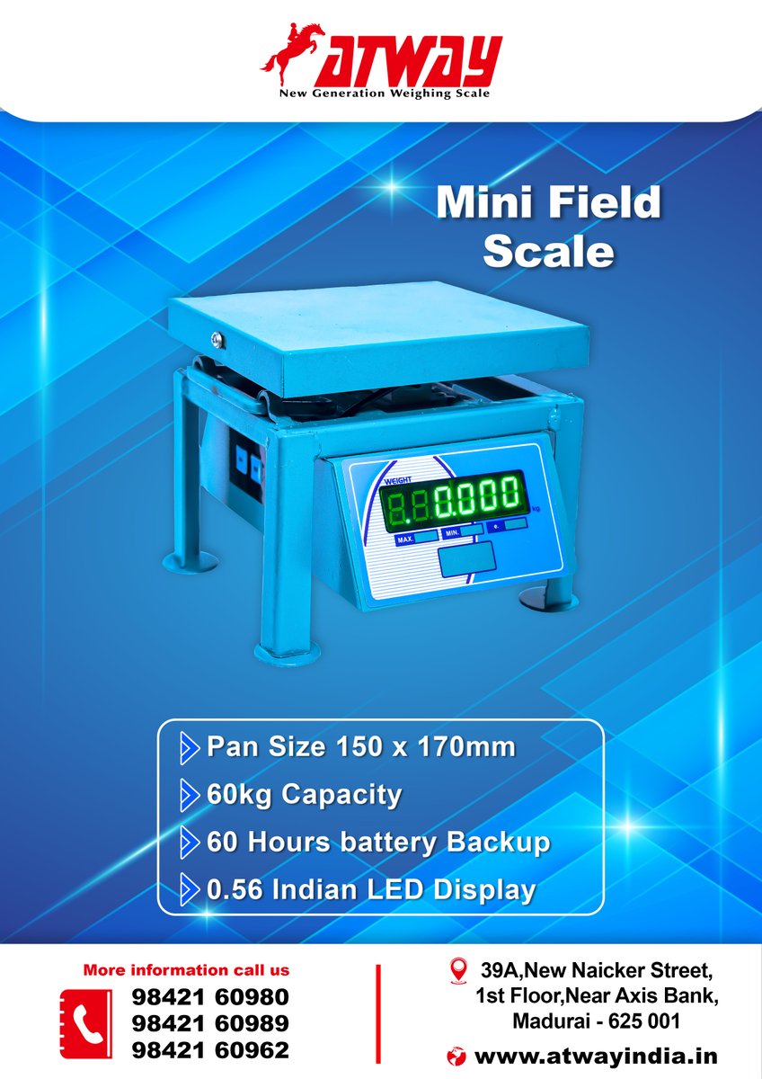 Mini Field Scale - Atway
#atway #weighing #weighingscale #scale #scales #weightlossjourney #loadcell #weighingmachine #weightloss #weighingscales #weight #industrialscale #theweighforward #platformscale #digitalscale #tabletopscale #minitablescale #minifieldscale