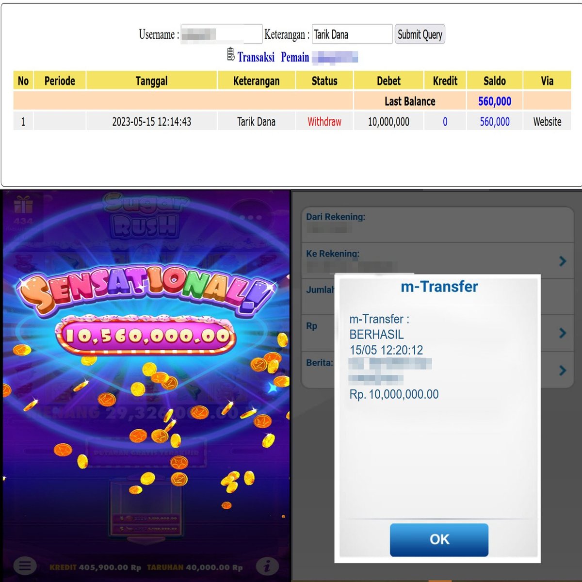 sutrisa855's tweet photo. SELAMAT ID : P******3
  BERHASIL WITHDRAW : 10.000.000
  SITUS AMAN % TERPERCAYA TOGEL , RTP , SLOT GACOR SEMUA LENGKAP . 
 HANYA DI LINK INI 📷📷
LINK : https://t.co/VTLIyo5fM5 https://t.co/vPP4nLkVRr
