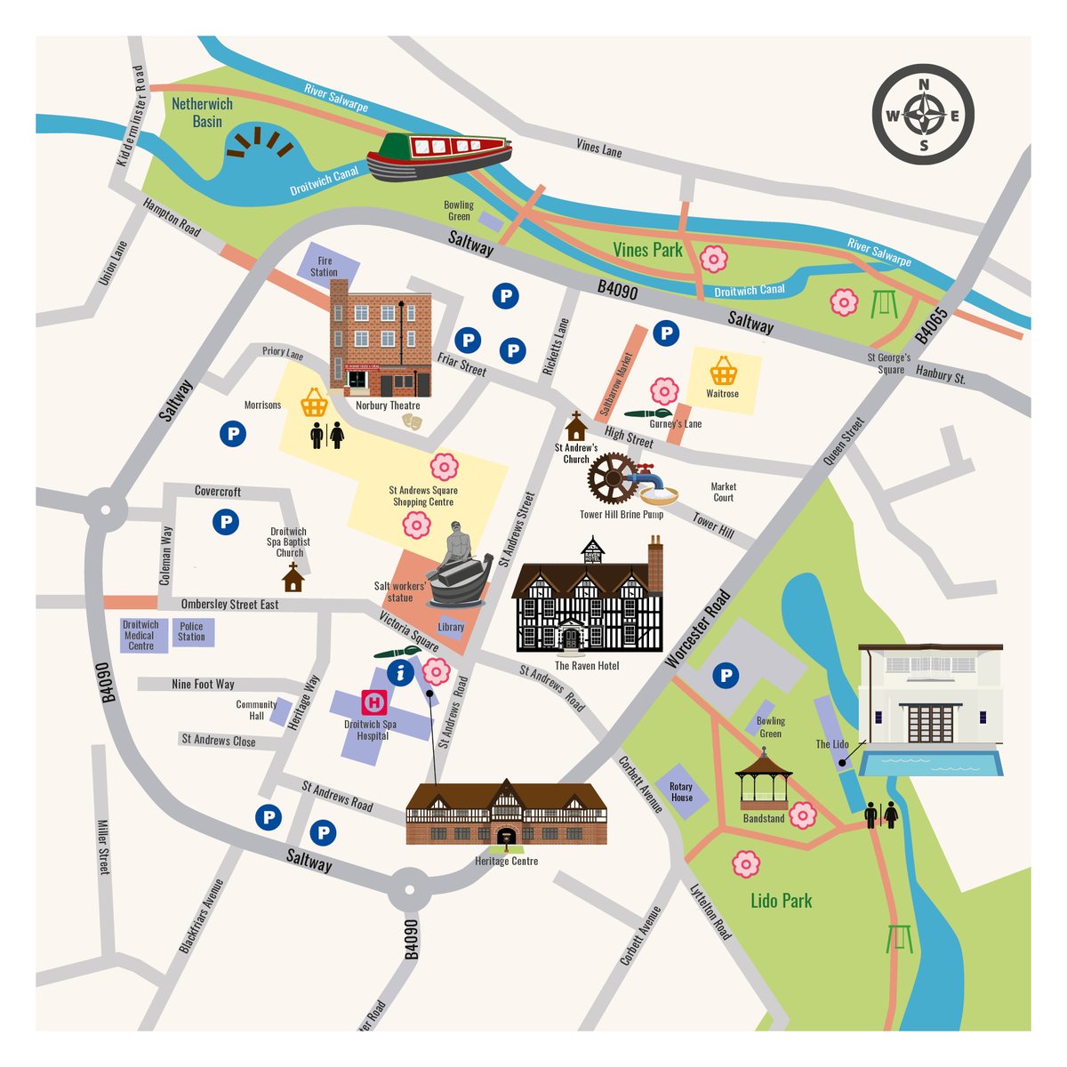 🌼 Get your free #DroitwichInBloom activity booklets today at <a href="/Droit_Heritage/">Droitwich Heritage</a>, Bluebells Of Droitwich, or Nelly's Yard.
The Trail starts today with even more for you to explore and enjoy. 👀 Read more bit.ly/3LBTEoo

<a href="/VisitDroitwich/">Visit Droitwich Spa</a> @droitwichhighstreet