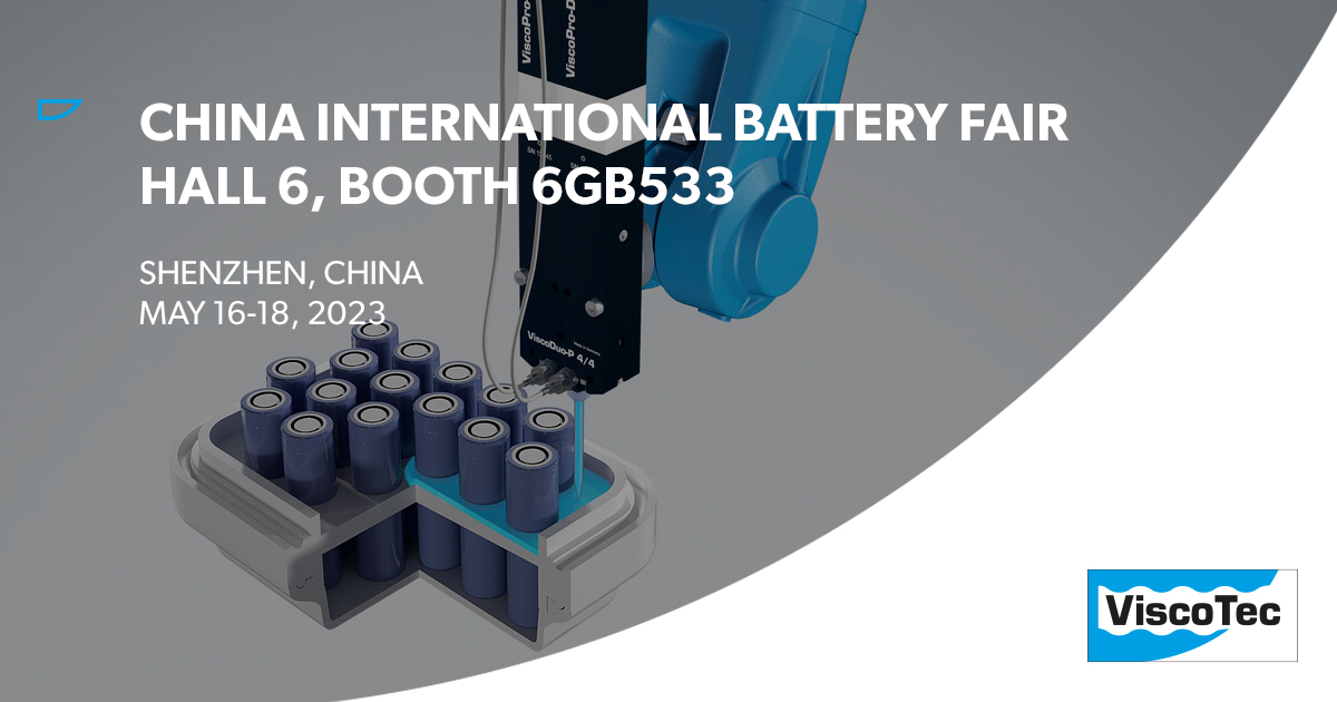 We are excited about #ChinaInternationalBatteryFair starting tomorrow!

You will find us in hall 6 at booth 6GB533, we are looking forward to learn about the latest trends in #Battery production and to present our #dispensing solutions for various applications in this field!