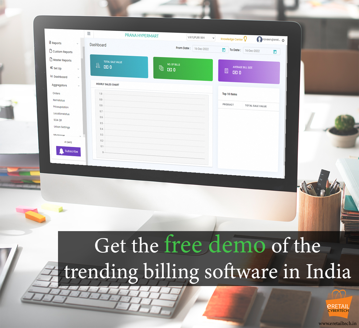 Get the free demo of the trending billing software in India.
Click the Link to Register:eretailtech.in/cloud-point-of…
WhatsApp Enquiry: wa.me/919154242260
#eRetailcyberetchpvt #eRetail #prana #pranabillingsoftware #pos #pointofsale #cloudpos #cloudpointofsale #cloudbillingsoftware