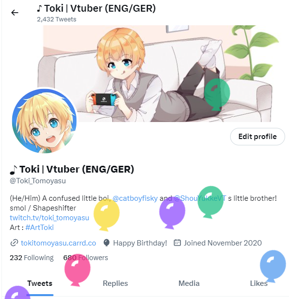 Toki | Vtuber (ENG/GER) (@Toki_Tomoyasu) / Posts / X