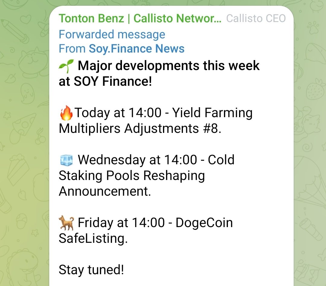 <a href="/dogecoin/">Dogecoin</a> Doge army, new Defi in town, Soy finance Dex <a href="/Soy_Finance/">Soy.Finance</a> is listing Doge in farming, and you know what with have not low fees but ultra low, check it please