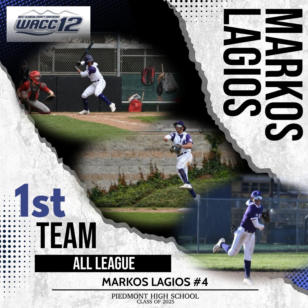 aleolagios's tweet photo. A heartfelt congratulations to our son Markos for this incredible honor. He has made First Team All League in the Western Alameda County Conference “WACC”. A much deserved accomplishment and we are very proud. We love you #4! @mjlagios https://t.co/yygMxhebZG