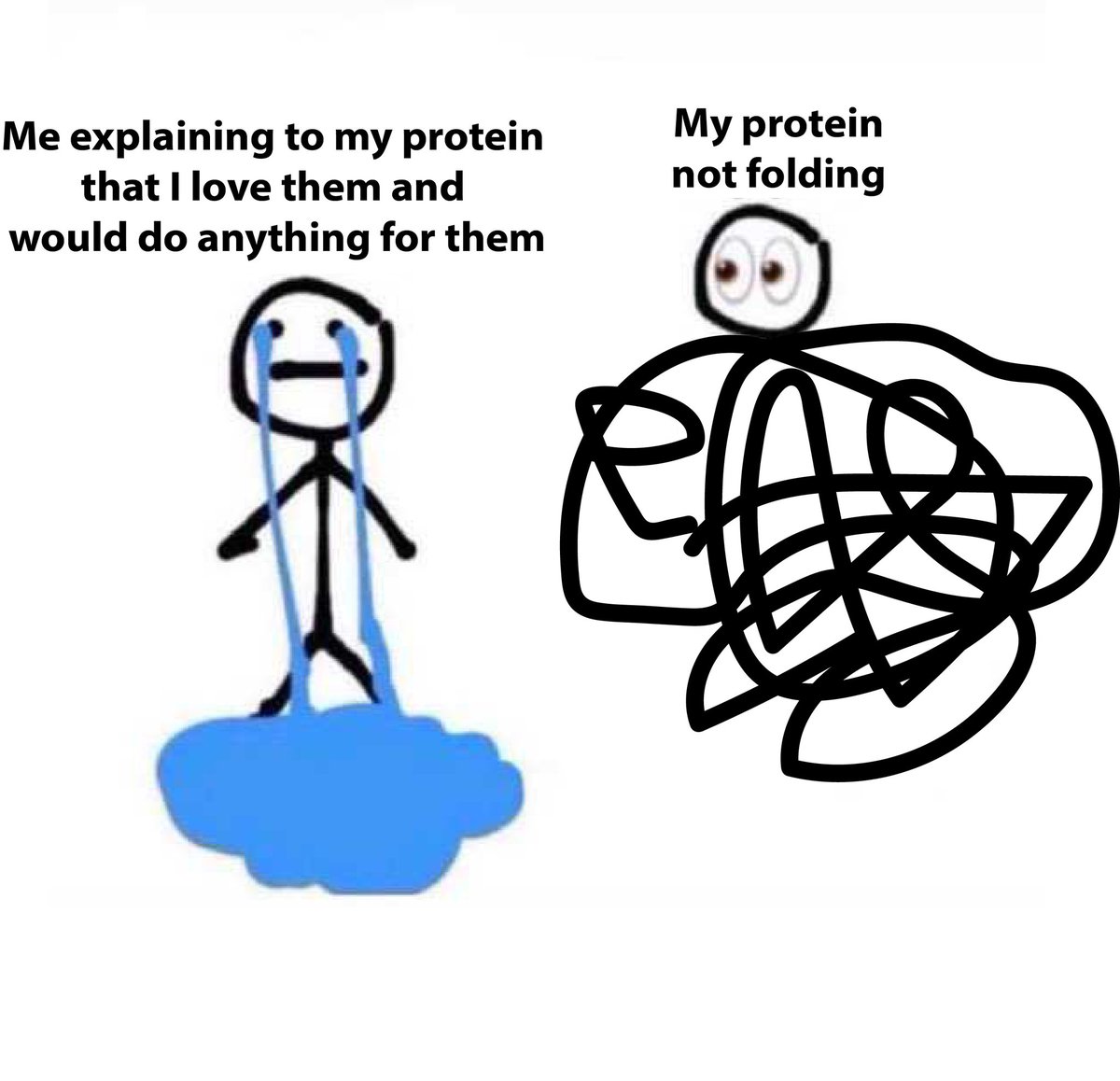 Me to my protein 😅
