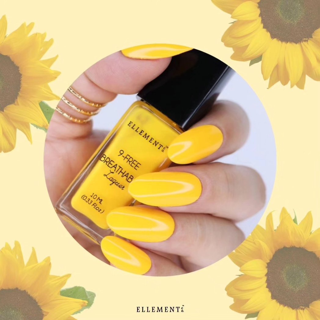 Embrace the Sunny Side with Sundaze! 
Radiate Warmth and Style with our Sundaze Vegan Nail Polish. 💛☀

#sundaze #EllementCompany #VeganBeauty #EllementCo #EllemeantForYou #NailCareTips #Nailcare #NonToxic #GelPolishes #gelnails #gelnailpolish #VeganNailPolish