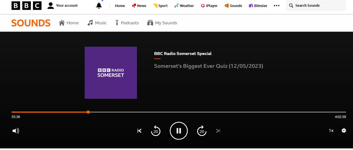 A HUGE thank you to @bbcsomerset for broadcasting from our Charity Quiz & Supper in aid of @AgeUKSomerset last Friday evening. We linked with @Somerset_Day and its Big Quiz. Missed it? You can listen today on BBC Sounds at around 56 minutes into the show. bbc.in/3pHDbqw