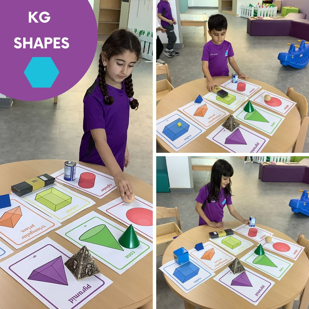 AAGDubaiSchool's tweet photo. Matching shapes, building minds! Our KG students are putting their shape recognition skills to the test as they learn about 3D shapes. We love seeing their little minds at work!
 
#EarlyMathSkills #ShapeRecognition #KGExplorers #earlyyears #kg #taaleem #proudlytaalem https://t.co/w4rPbZjLgV