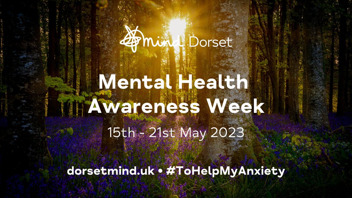 Today is #MHAW2023 that focuses on #Anxiety - 1 of the most common #mentalhealth issues 

HELP YOURSELF:
🗣️ Talk to <a href="/samaritans/">Samaritans</a> (116 123) or Connection (NHS 111)
📍 Find support
⭐ #FiveWaystoWellbeing
🧠 Visit Every Mind Matters
💙 Visit our NEW website: dorsetmind.uk