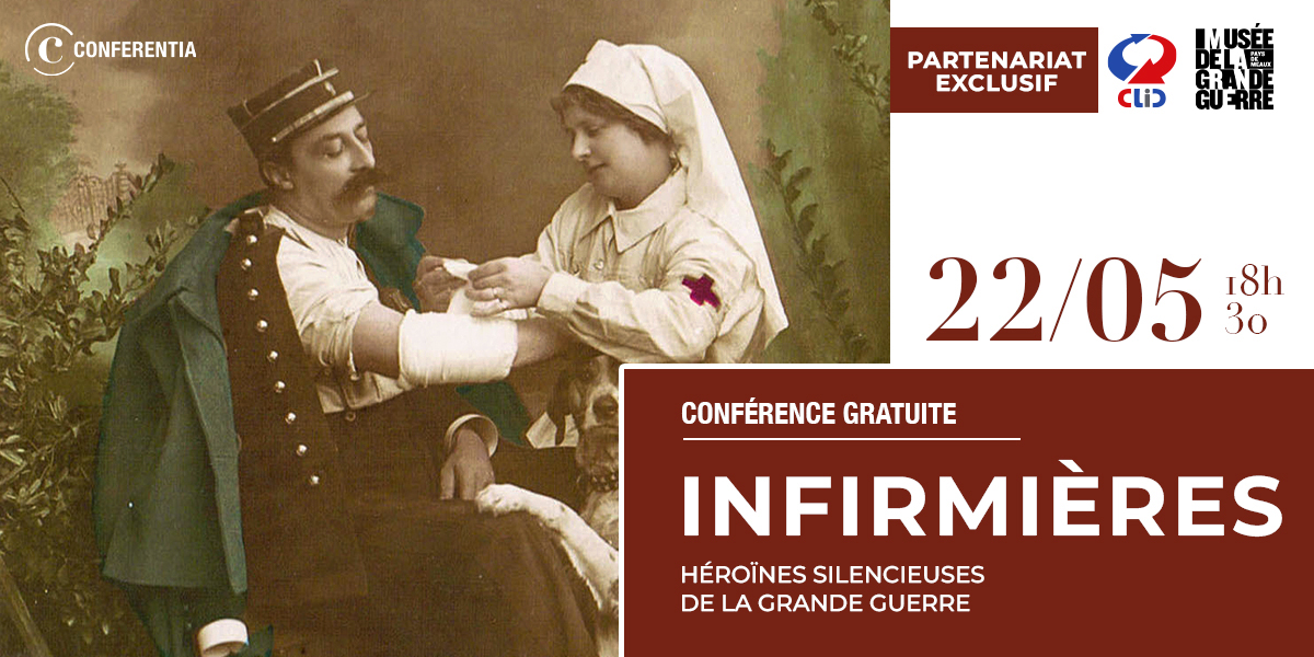 [SAVE THE DATE] Visite à distance de l’exposition "Infirmières, héroïnes silencieuses de la Grande Guerre" en partenariat avec <a href="/Conferentia_fr/">Conferentia</a>  et le <a href="/CLICfrance/">clicfrance</a> le lundi 22 mai à 18h30.
💶 Gratuit
👉 Réservation indispensable museedelagrandeguerre.com/programmes/eve…