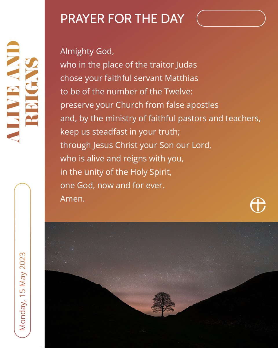 churchofengland's tweet image. Let us pray. 

Access a spoken version of today's prayer at cofe.io/TodaysPrayer.