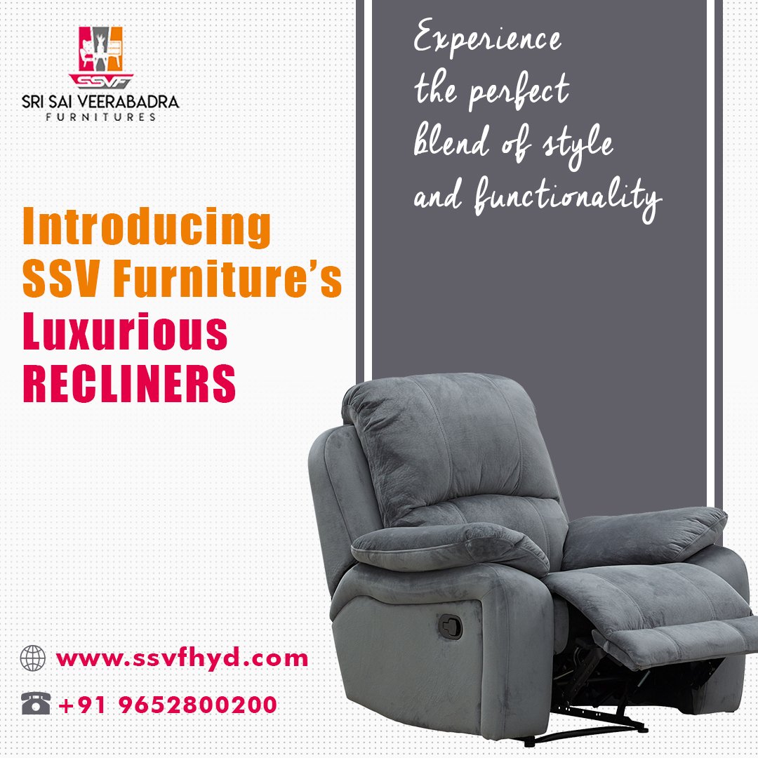 ssvfhyd's tweet photo. Relaxation meets elegance with our luxurious recliners. Discover the perfect blend of style and functionality at SSV Furniture!

Visit our store now!

#SSVFurniture
#HomeFurniture #LivingRoomVibes #ModernLiving #InteriorInspiration #ComfortZone #DesignYourSpace #ElegantLiving https://t.co/EdFzjtuqmW