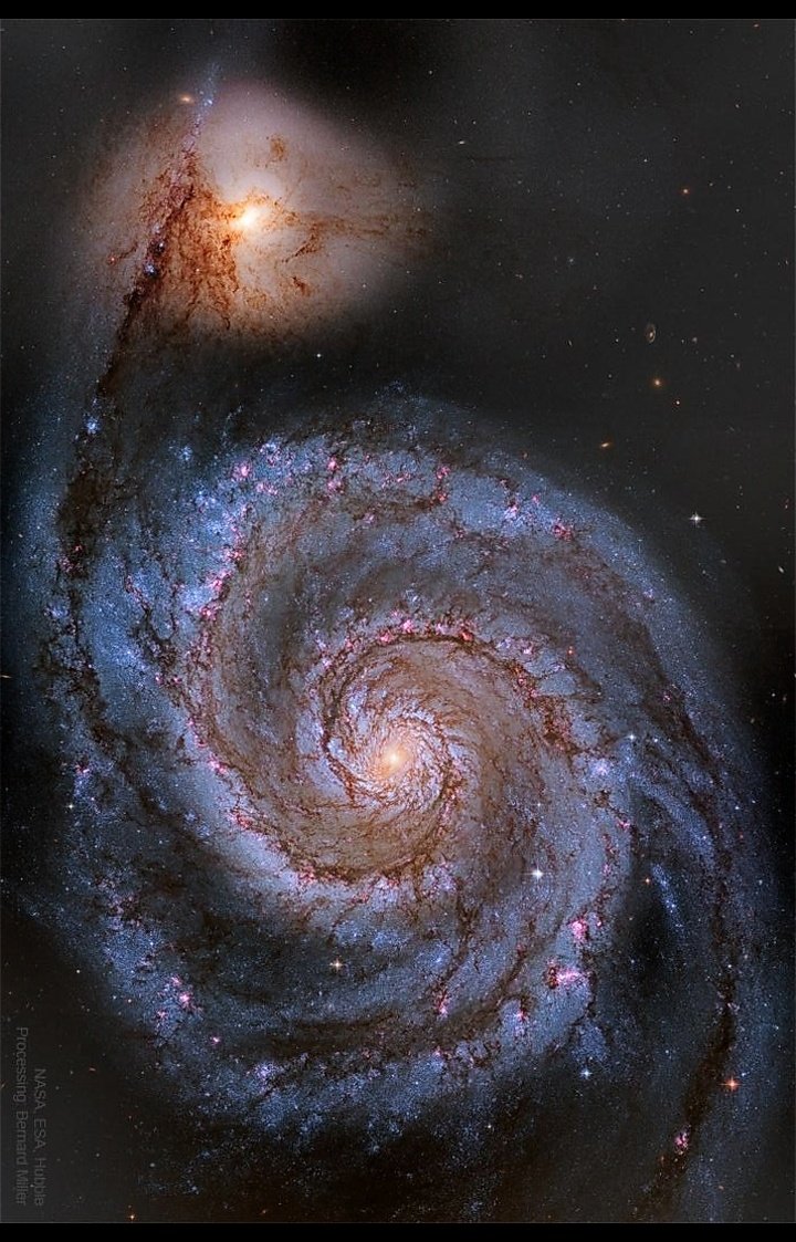 M51 Whirlpool Galaxy by Bernard Miller @apod apod.nasa.gov/apod/ap220613.…