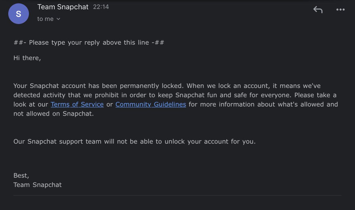 iducks99's tweet photo. @snapchatsupport my account smhhjulia has never violated a single rule! Please look into the attachments nobody can help me at support nor is anybody responding to my tickets please assistance is needed to unlock it!!! https://t.co/87UXIoFNuV
