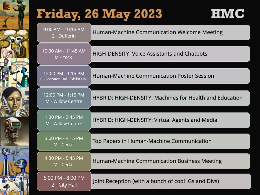 Human-Machine Communication tweet media