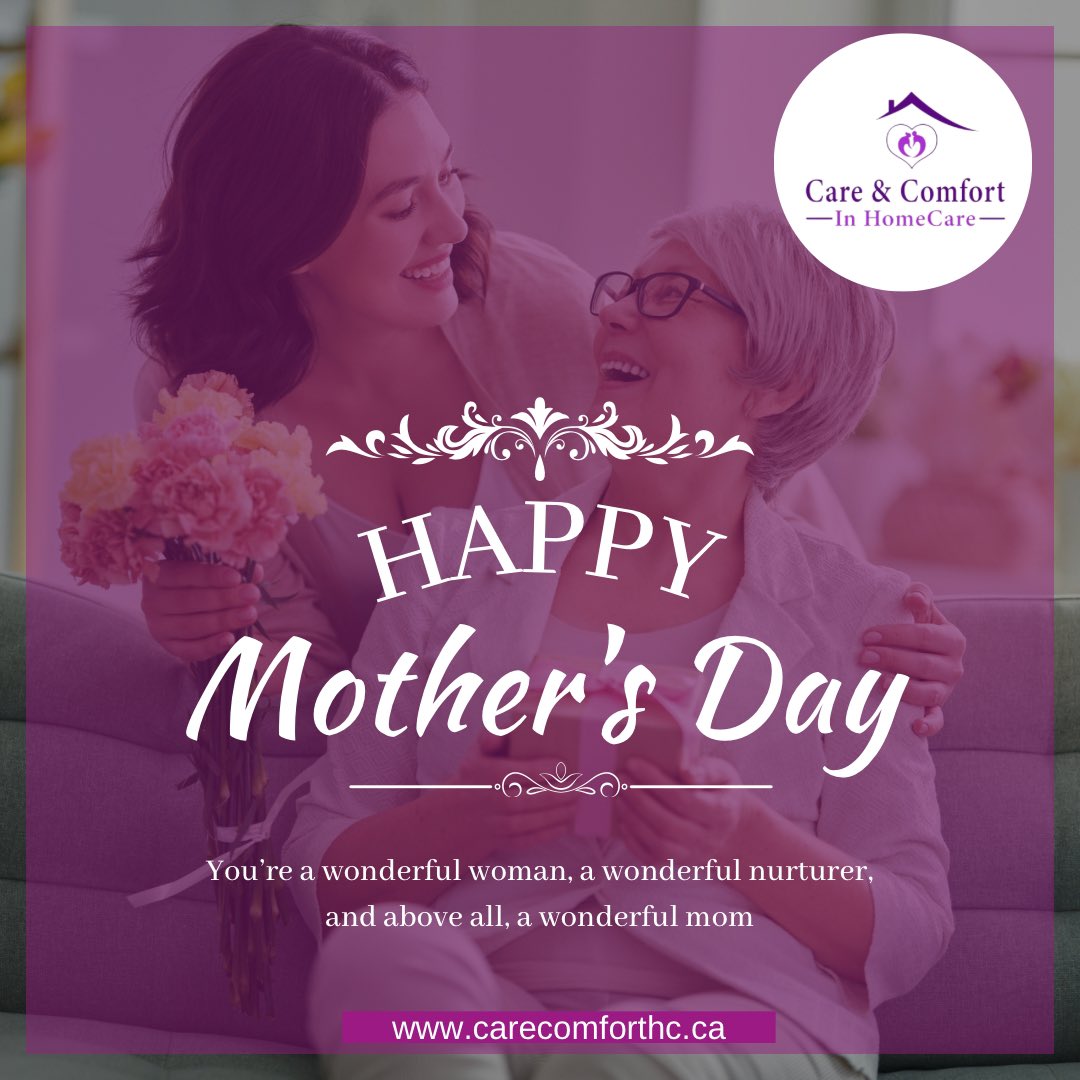 CareComforthc's tweet image. A mother&apos;s love knows no bounds!

#happymothersday 
___________________________________

WE CARE. ❤️ 
We deliver care 24/7; 365days a year. Visit our website on carecomforthc.ca to book our services.  
#care #comfort #inhomecarecanada#homecareagency #seniorcare ##eldercare