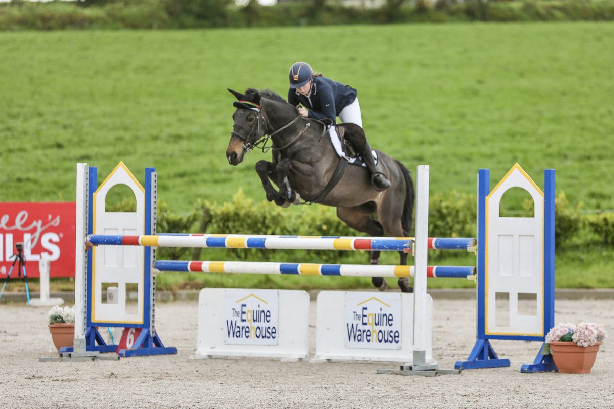annmariehynes's tweet image. Busy Lizzie jumping great yesterday at the Sceilig Grand Prix Show going double clear in a competitive 1.15 

Totally Broke also jumped clear in the 1m class and was 2nd 🥈
