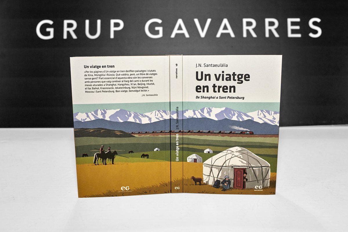 🚂 Propera parada: @laviatgeria de #Calonge

Aquest dissabte anem cap a la #CostaBrava per presentar el llibre 'Un viatge en tren. De Shanghai a Sant Petersburg' de @JNSantaeulalia

📅 20 de maig
⏰12 del migdia
📍Llibreria @laviatgeria 
🎙️ @JNSantaeulalia i @madriaroura