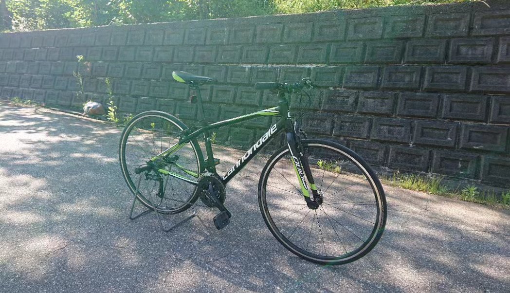 bicycle_810's tweet image. クロスバイク復活✨
#cannondale
#quick5