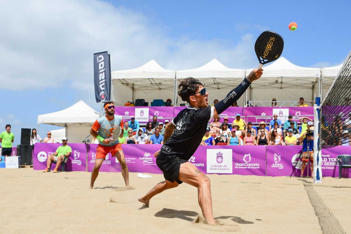 IMD LPGC (@imd_lpgc) on Twitter photo |Tenis Playa|
Tras cinco días emocionantes en Las Canteras, la XV Sand Series Classic ITF de <a href="/Centro_ApPROBA/">SSC Beachtennis Gran Canaria</a> llegó a su fin.
Felicidades a los campeones Doriano Beccaccioli y Tommaso Giovannini, y a la pareja ganadora femenina formada por Rafaella Miiller y Patricia Díaz. |Tenis Playa|
Tras cinco días emocionantes en Las Canteras, la XV Sand Series Classic ITF de <a href="/Centro_ApPROBA/">SSC Beachtennis Gran Canaria</a> llegó a su fin.
Felicidades a los campeones Doriano Beccaccioli y Tommaso Giovannini, y a la pareja ganadora femenina formada por Rafaella Miiller y Patricia Díaz.