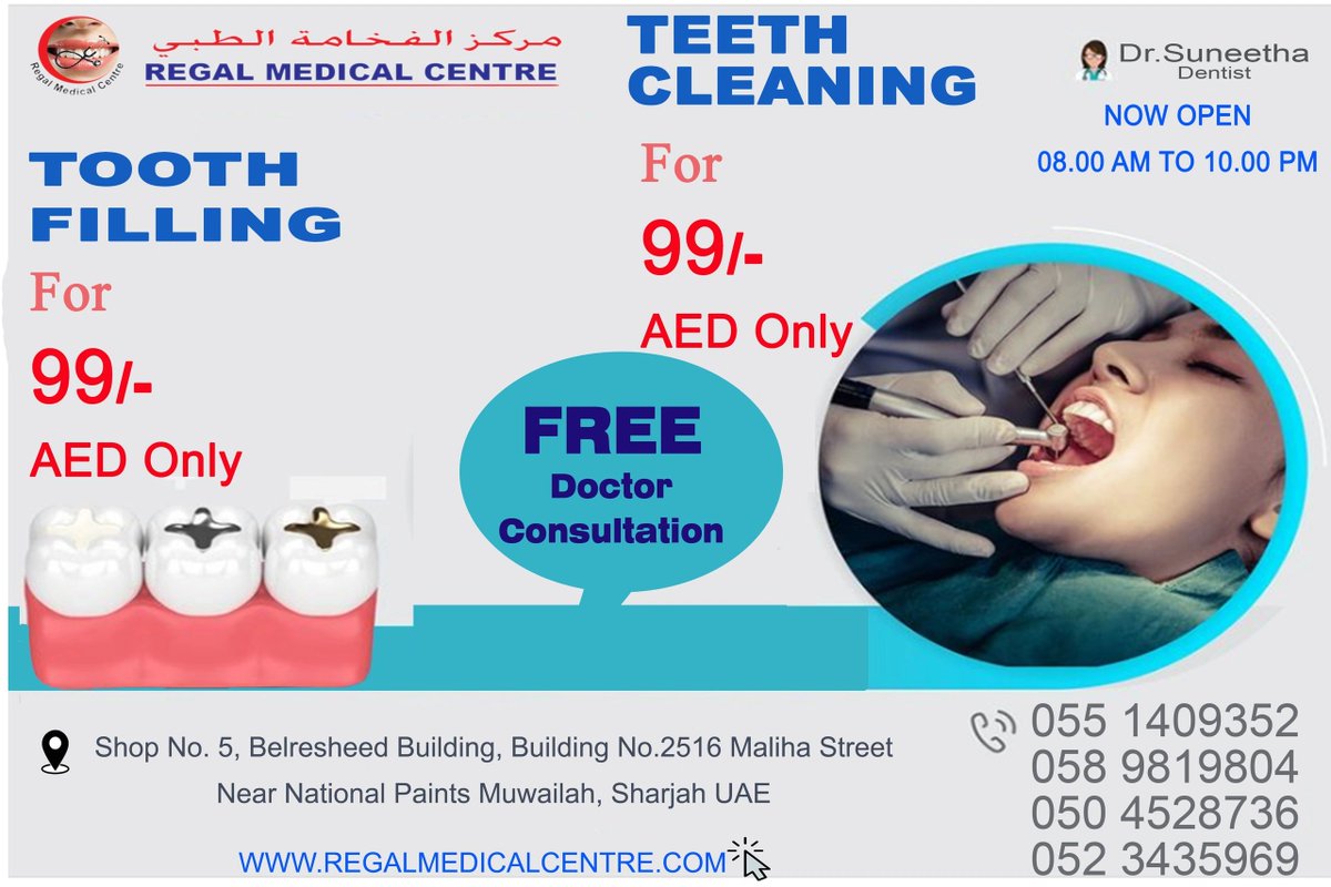 RegMedCent's tweet photo. Book your consultation appointment today...🤗💯 For more details and to get to know more about our services and offers contact us (WhatsApp /call 055-1409352 / 058-9819804)☺💬📞

Free Dental Consultation https://t.co/UEqWKvMggq