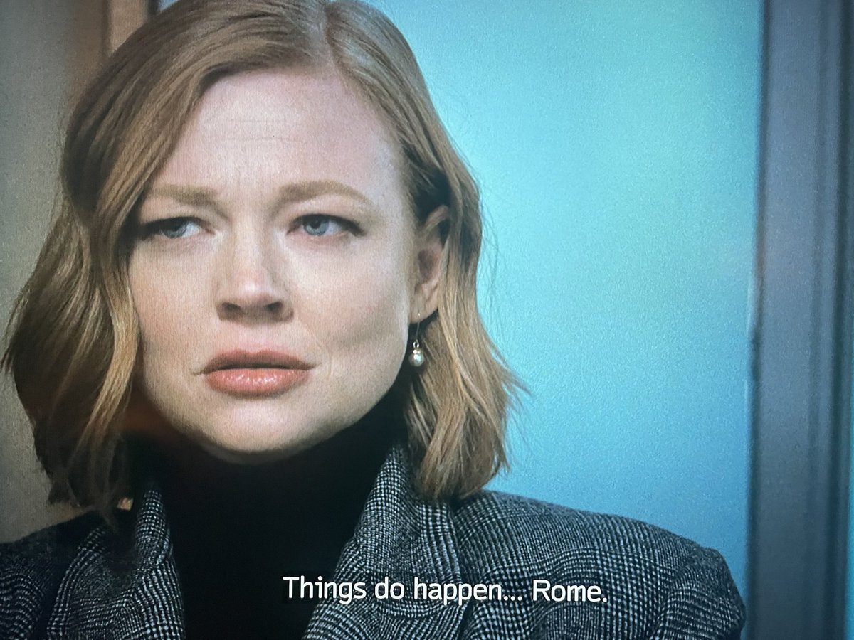 The conflicting punctuation in the episode & recap captions makes me want to know what was in the script. The fact that both are true makes me want to high five a #WGA writer. #Succesion